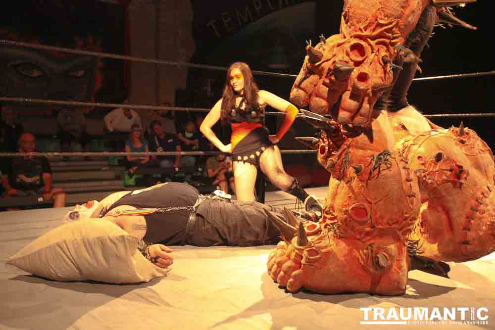 My third time shooting Freakshow Wrestling.  My last one in California.