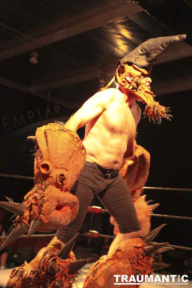 My third time shooting Freakshow Wrestling.  My last one in California.
