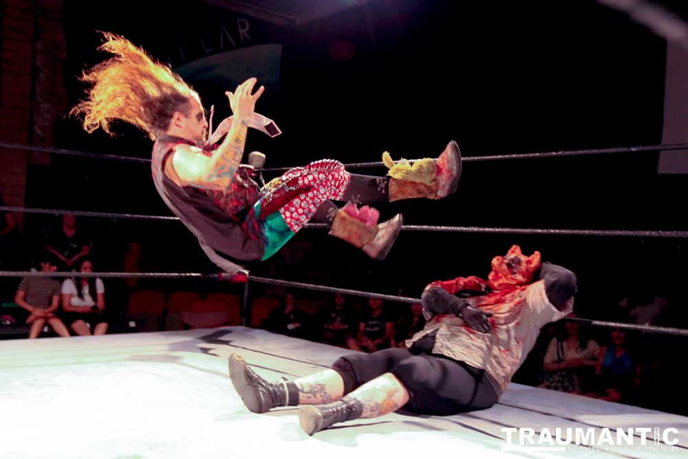 My third time shooting Freakshow Wrestling.  My last one in California.