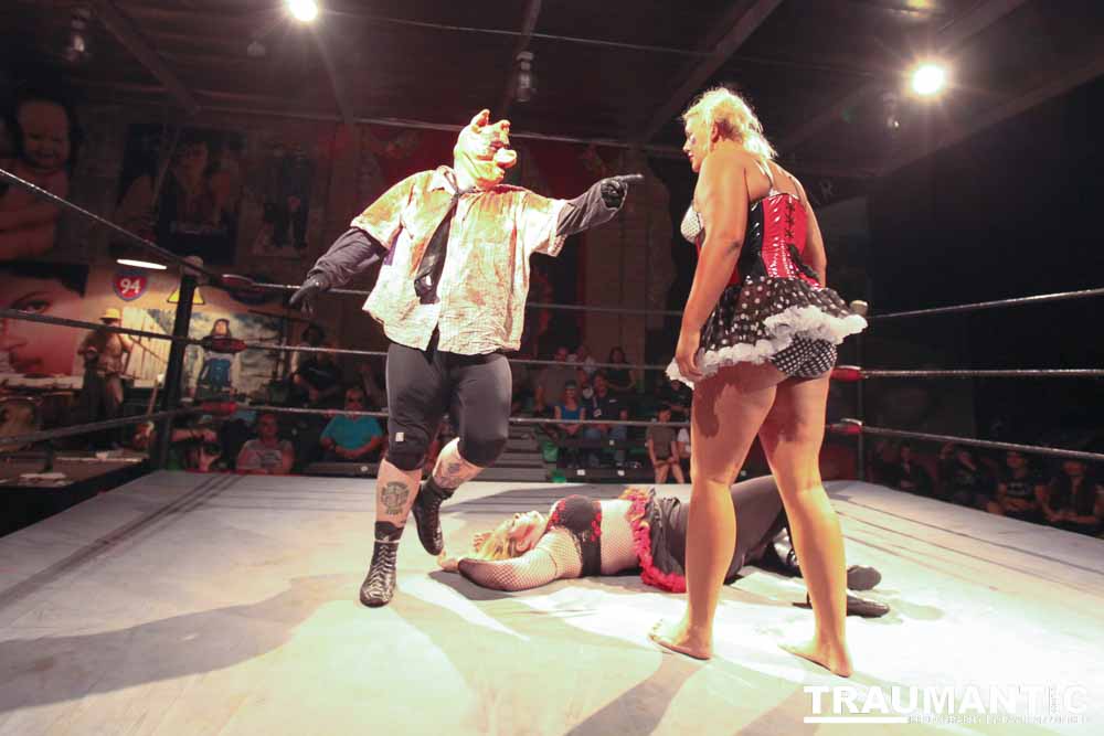 My third time shooting Freakshow Wrestling.  My last one in California.