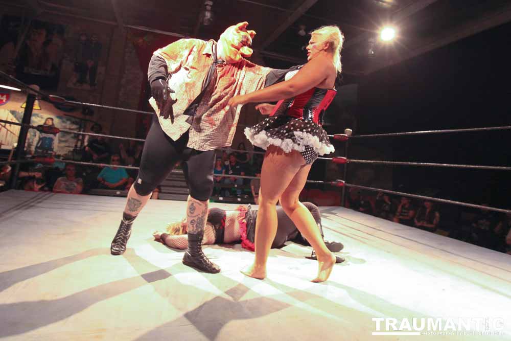 My third time shooting Freakshow Wrestling.  My last one in California.