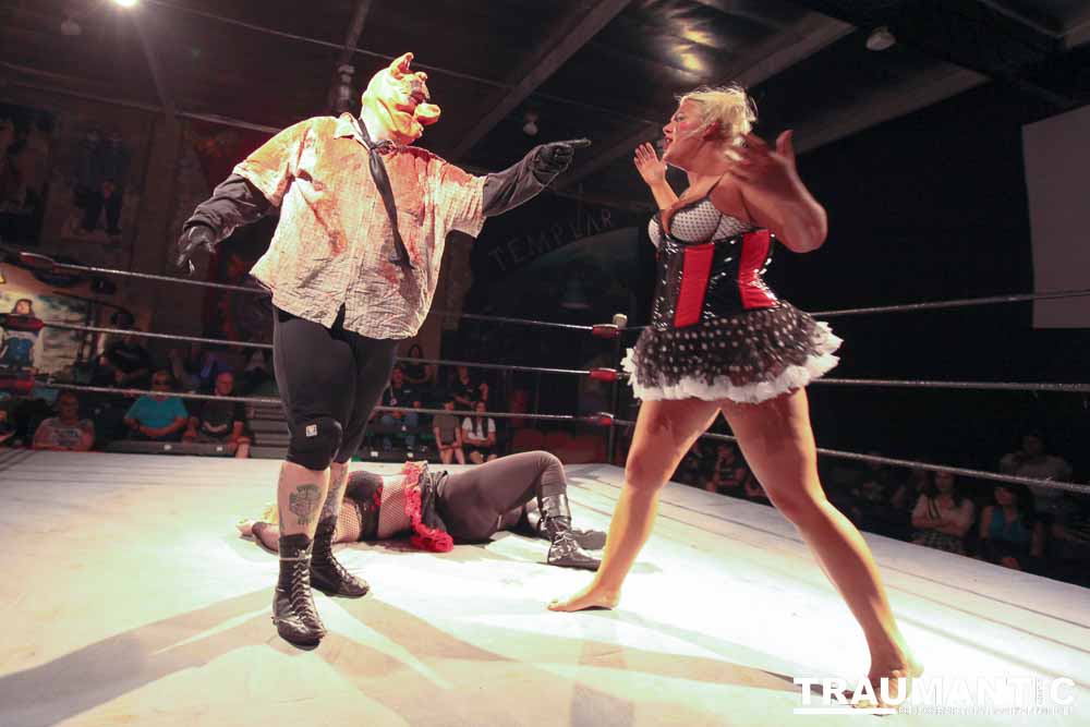 My third time shooting Freakshow Wrestling.  My last one in California.