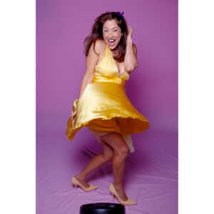 How do you describe Veronica?  Sexy, sweet, fun, silly, gorgeous and fun to work with.