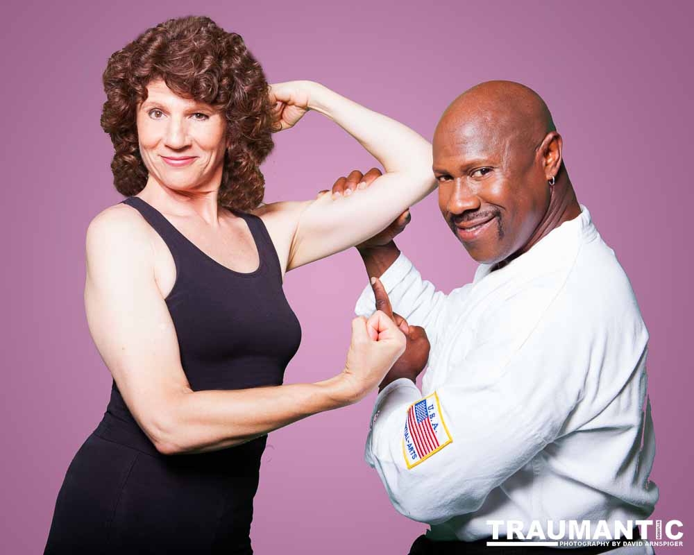 A portrait and fitness session with Gilda and Travis..