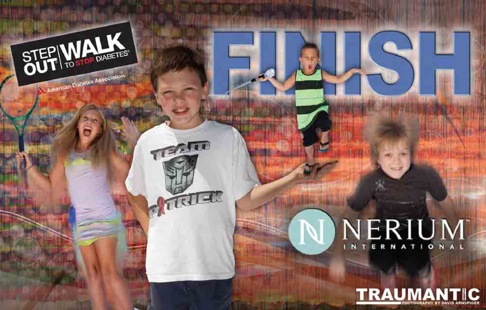 The third year shooting these images.  There were a ton of fun images of the kids this year and the graphic artist made some rather unexciting image choices.  The images of Nathan Klima illustrate this clearly.  I made the Star Wars image of him from one of his excellent jumping poses.  Compared to his mile marker, huge difference.