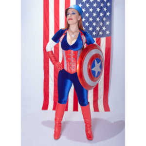 Titania is a lot of fun to work with and this was the peak of my experieinces shooting her.  This was a Halloween costume she wore to the Playboy Mansion.  We had a lot of fun photographing it.