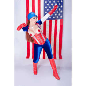 Titania is a lot of fun to work with and this was the peak of my experieinces shooting her.  This was a Halloween costume she wore to the Playboy Mansion.  We had a lot of fun photographing it.