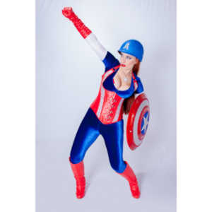 Titania is a lot of fun to work with and this was the peak of my experieinces shooting her.  This was a Halloween costume she wore to the Playboy Mansion.  We had a lot of fun photographing it.