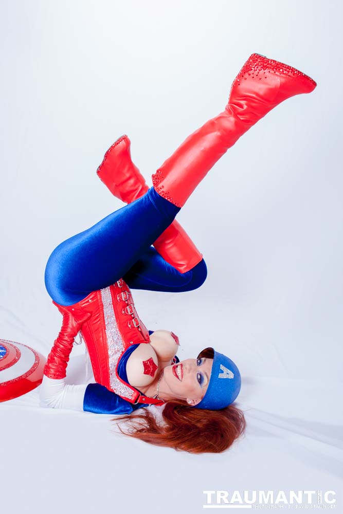 Titania is a lot of fun to work with and this was the peak of my experieinces shooting her.  This was a Halloween costume she wore to the Playboy Mansion.  We had a lot of fun photographing it.