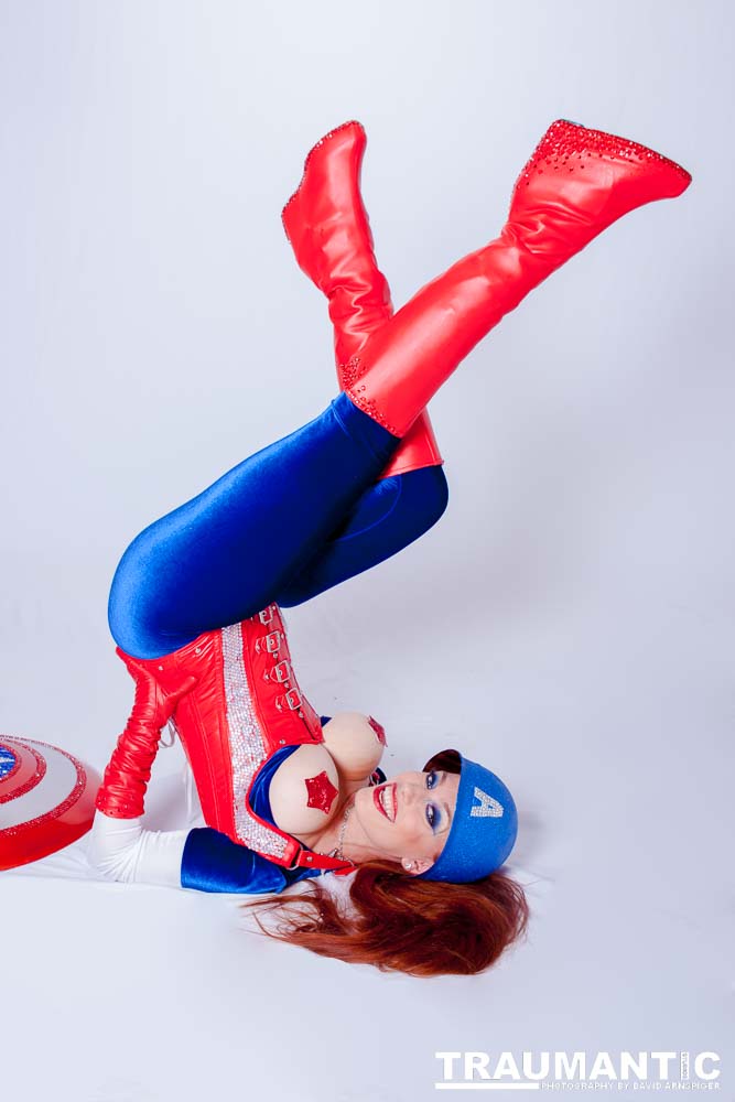 Titania is a lot of fun to work with and this was the peak of my experieinces shooting her.  This was a Halloween costume she wore to the Playboy Mansion.  We had a lot of fun photographing it.