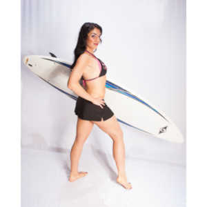 I got access to a friends surfboard and I needed a model.  Thankfully, Jenna was willing to step in.