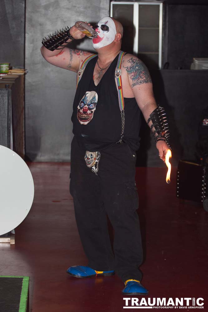 Scorch The Clown's first self produced show at Joker Of Clubs in Las Vegas, NV.