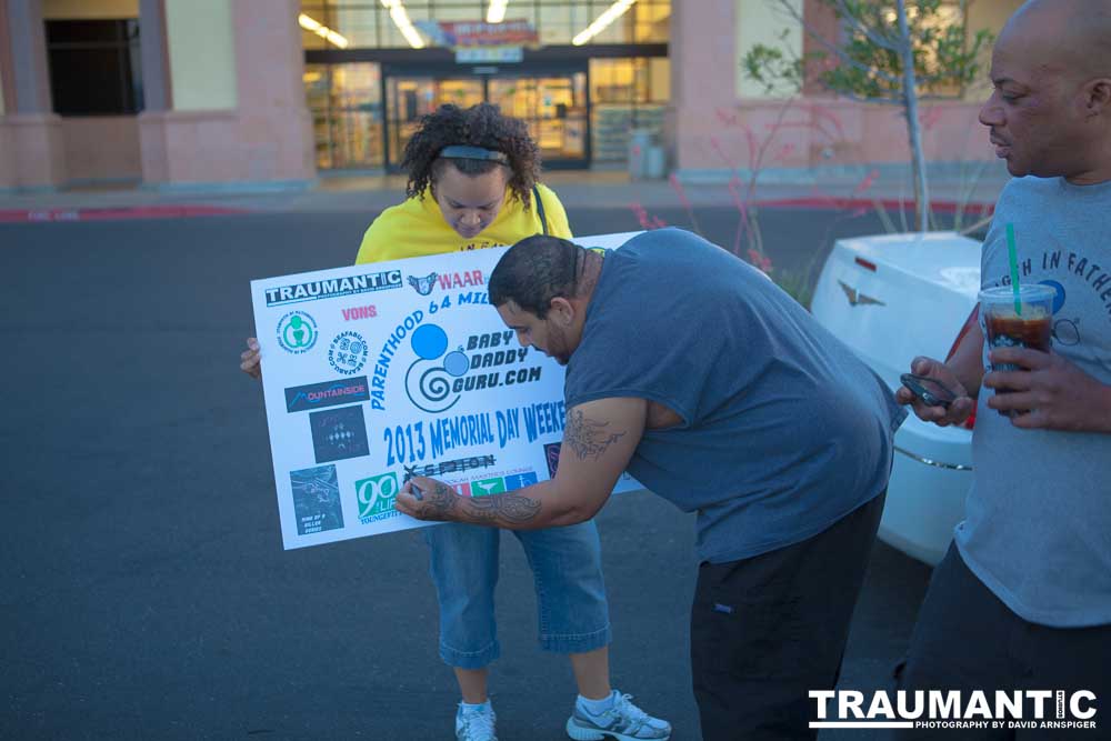 A mutual friend introduced me to this team of people who were going to do a 64 mile walk around Las Vegas, NV.  I was brought on to photograph the event.  Sadly, the walk was cut short at about one third of the objective.  I was still very impressed by the effort these guys put into it.