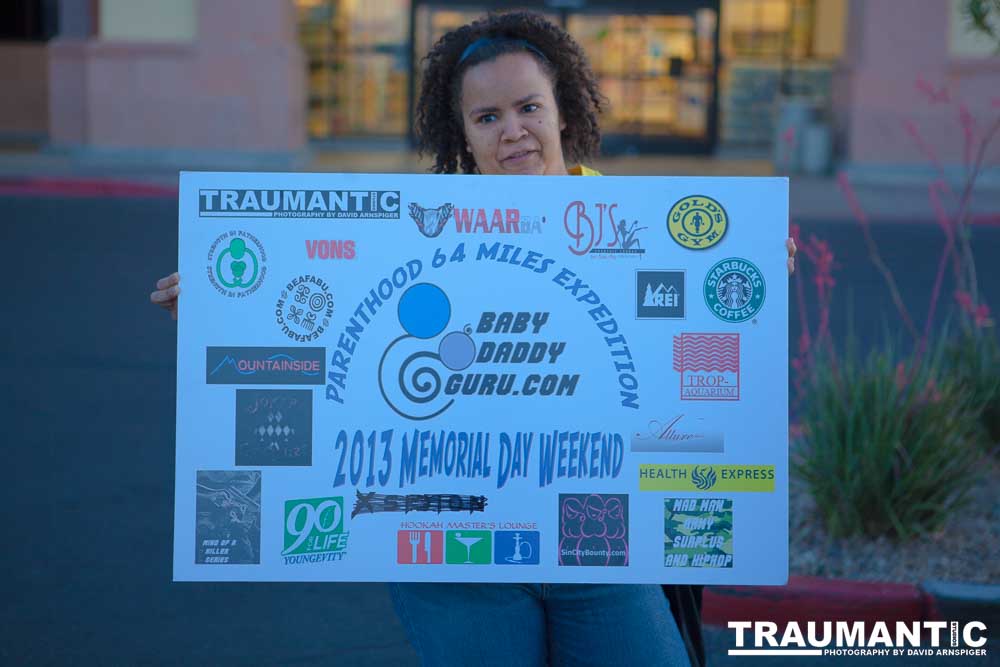 A mutual friend introduced me to this team of people who were going to do a 64 mile walk around Las Vegas, NV.  I was brought on to photograph the event.  Sadly, the walk was cut short at about one third of the objective.  I was still very impressed by the effort these guys put into it.