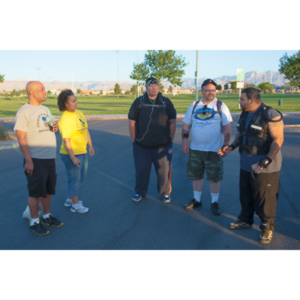 A mutual friend introduced me to this team of people who were going to do a 64 mile walk around Las Vegas, NV.  I was brought on to photograph the event.  Sadly, the walk was cut short at about one third of the objective.  I was still very impressed by the effort these guys put into it.