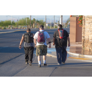 A mutual friend introduced me to this team of people who were going to do a 64 mile walk around Las Vegas, NV.  I was brought on to photograph the event.  Sadly, the walk was cut short at about one third of the objective.  I was still very impressed by the effort these guys put into it.