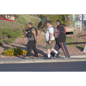 A mutual friend introduced me to this team of people who were going to do a 64 mile walk around Las Vegas, NV.  I was brought on to photograph the event.  Sadly, the walk was cut short at about one third of the objective.  I was still very impressed by the effort these guys put into it.