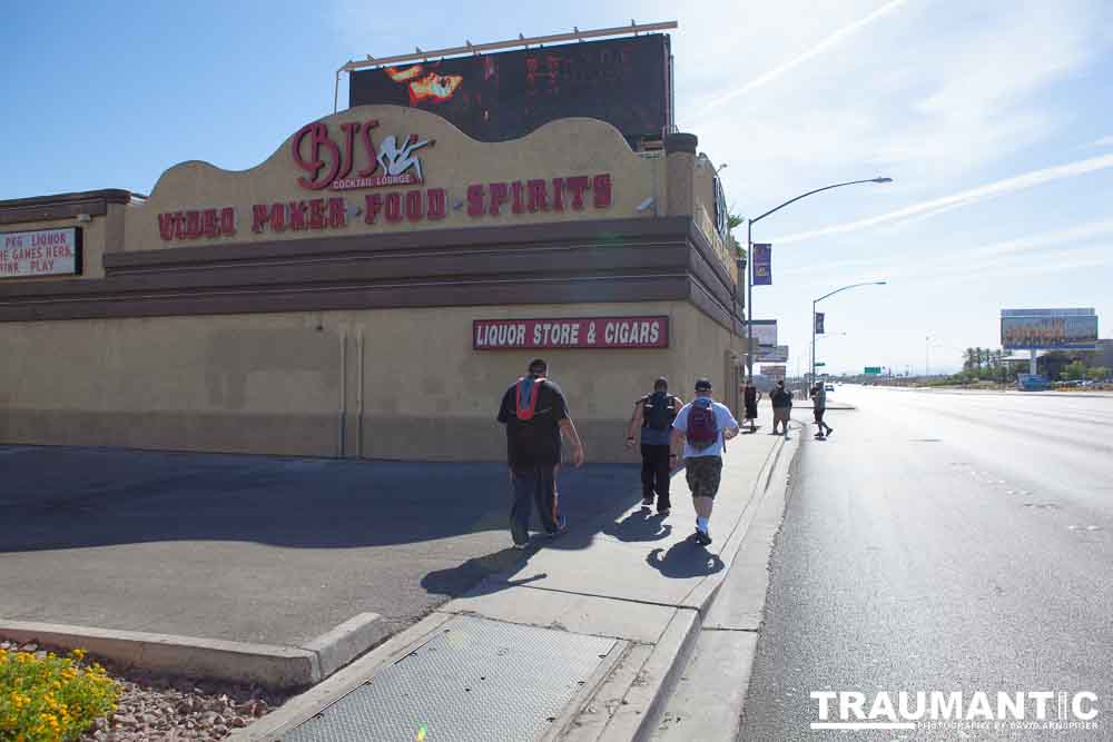 A mutual friend introduced me to this team of people who were going to do a 64 mile walk around Las Vegas, NV.  I was brought on to photograph the event.  Sadly, the walk was cut short at about one third of the objective.  I was still very impressed by the effort these guys put into it.