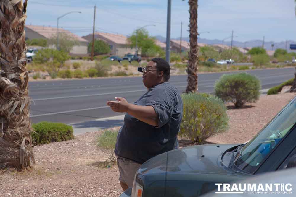 A mutual friend introduced me to this team of people who were going to do a 64 mile walk around Las Vegas, NV.  I was brought on to photograph the event.  Sadly, the walk was cut short at about one third of the objective.  I was still very impressed by the effort these guys put into it.