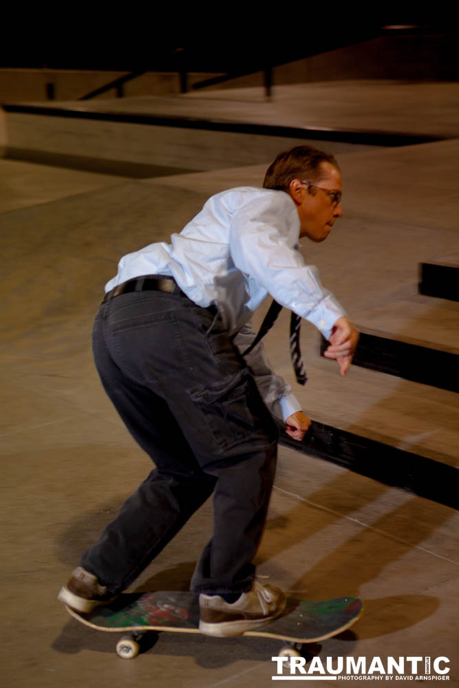 Rob asked me to take some photos of him skateboarding.