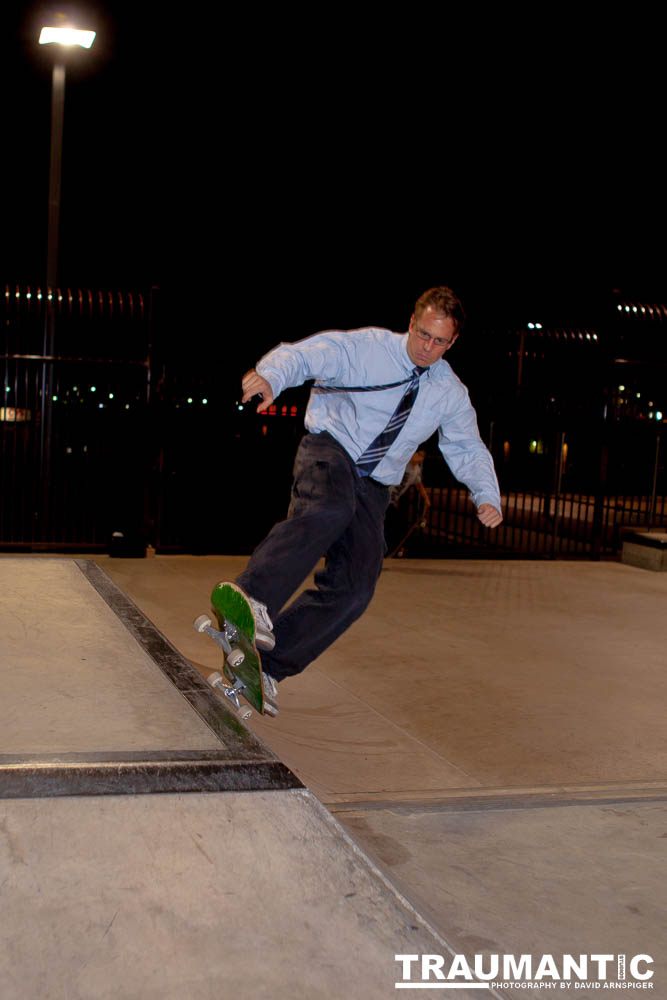 Rob asked me to take some photos of him skateboarding.