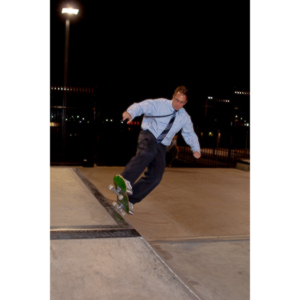 Rob asked me to take some photos of him skateboarding.