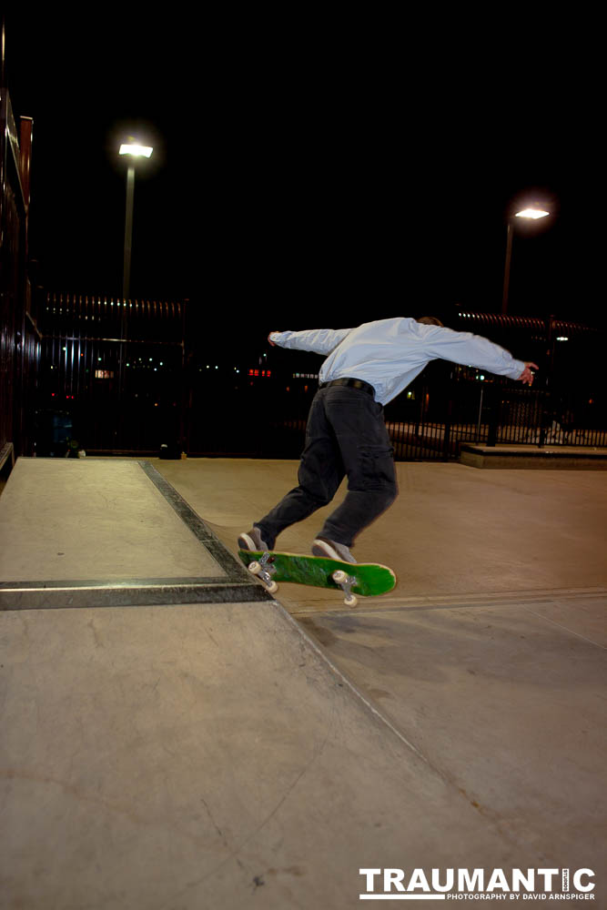 Rob asked me to take some photos of him skateboarding.