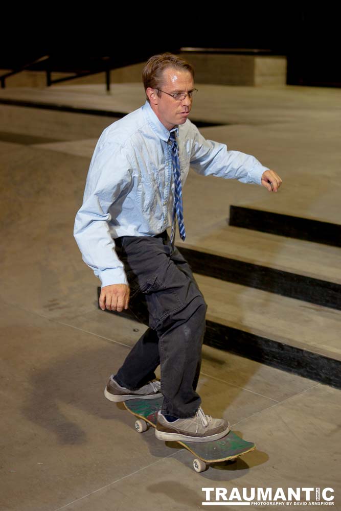 Rob asked me to take some photos of him skateboarding.