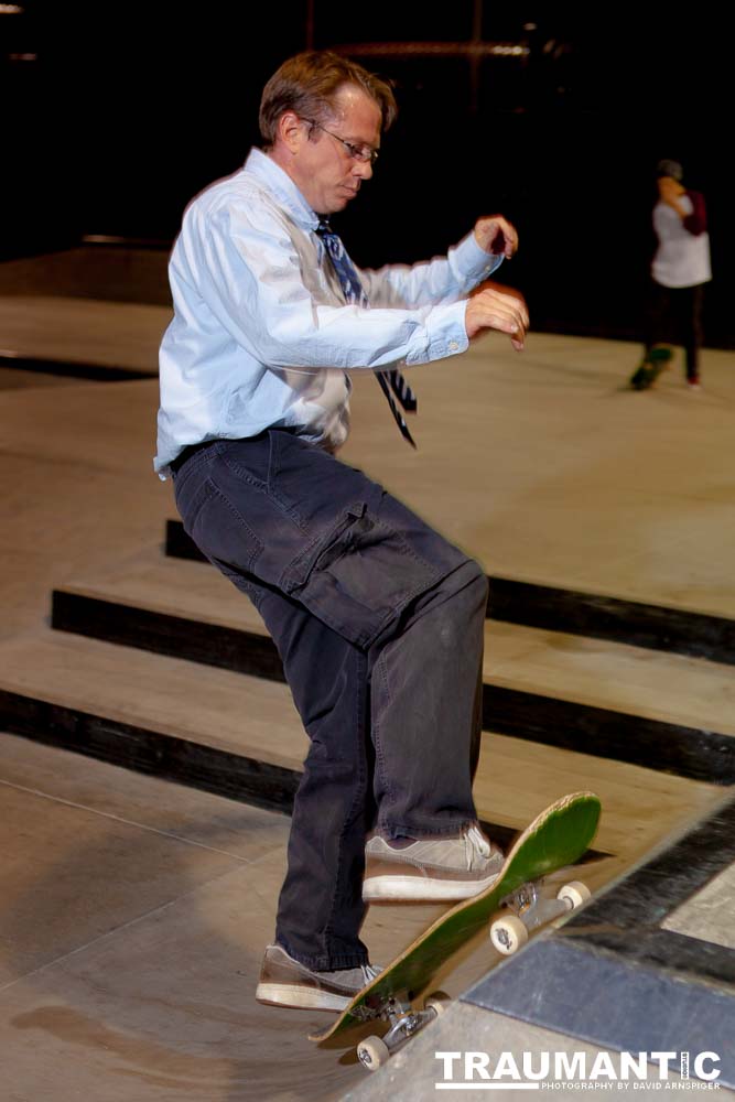 Rob asked me to take some photos of him skateboarding.