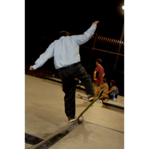 Rob asked me to take some photos of him skateboarding.