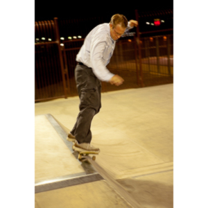 Rob asked me to take some photos of him skateboarding.