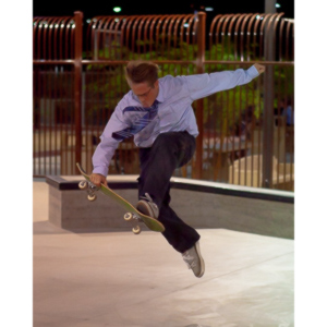 Rob asked me to take some photos of him skateboarding.