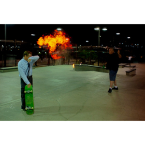 Rob asked me to take some photos of him skateboarding.