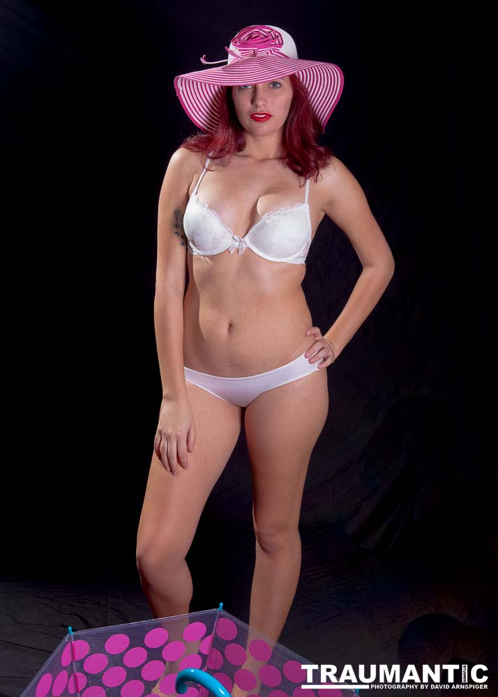 My second shoot with MOnce Gardner.  This was intended to be a pinup shoot in the rain, but the weather and timing simply did not work for us, so we just goofed around in the studio instead.  I think we got some really cute shots of her.