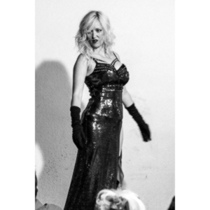 A stunning burlesque artist.