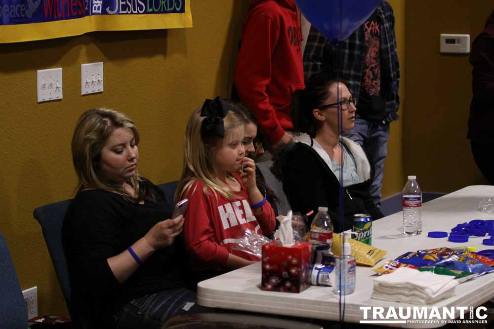 Candid images from the memorial service for Ethan Theriault held on 02/28/2014.