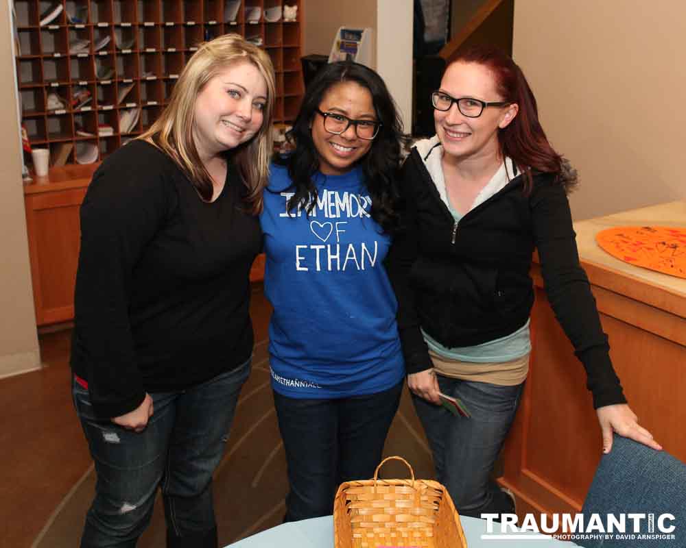 Candid images from the memorial service for Ethan Theriault held on 02/28/2014.