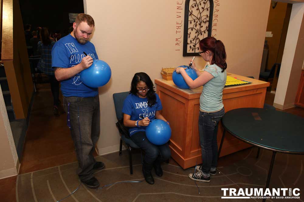 Candid images from the memorial service for Ethan Theriault held on 02/28/2014.