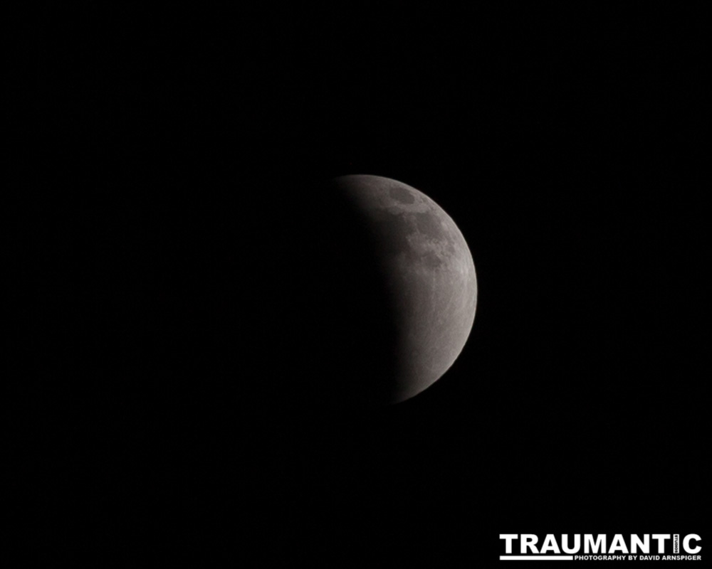 I made an attempt to shoot the Blood Moon eclipse.  I did a good job on the phases of the eclipse leading up to the blood moon, but my shots of the glowing orange sphere were off because my settings were screwy.  I have my ISO pumped up way too high.  I apparently get another crack at one of these in the fall, so I will plan ahead for it.