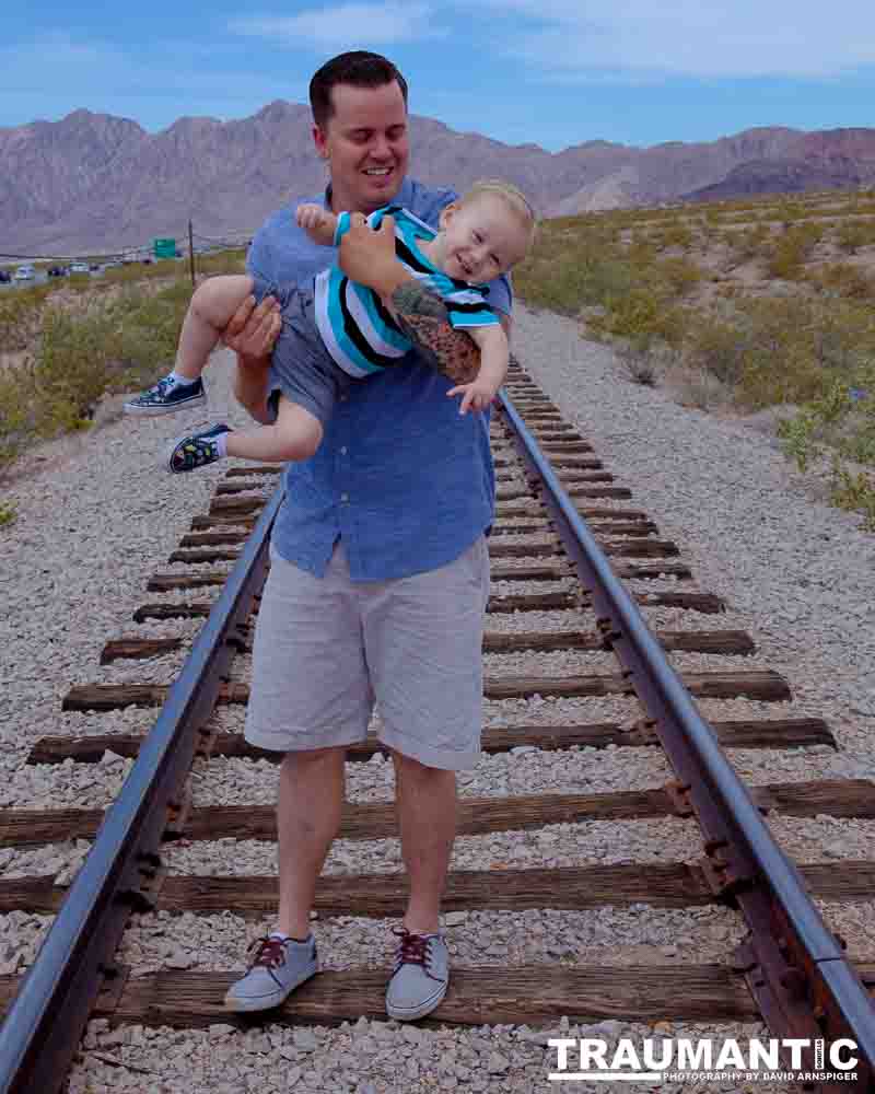A brief family session with a cute little family..