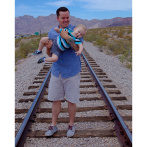 A brief family session with a cute little family..