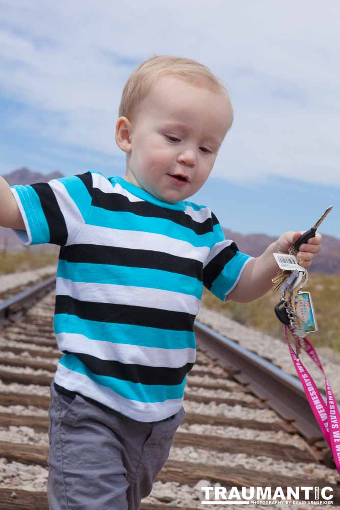 A brief family session with a cute little family..