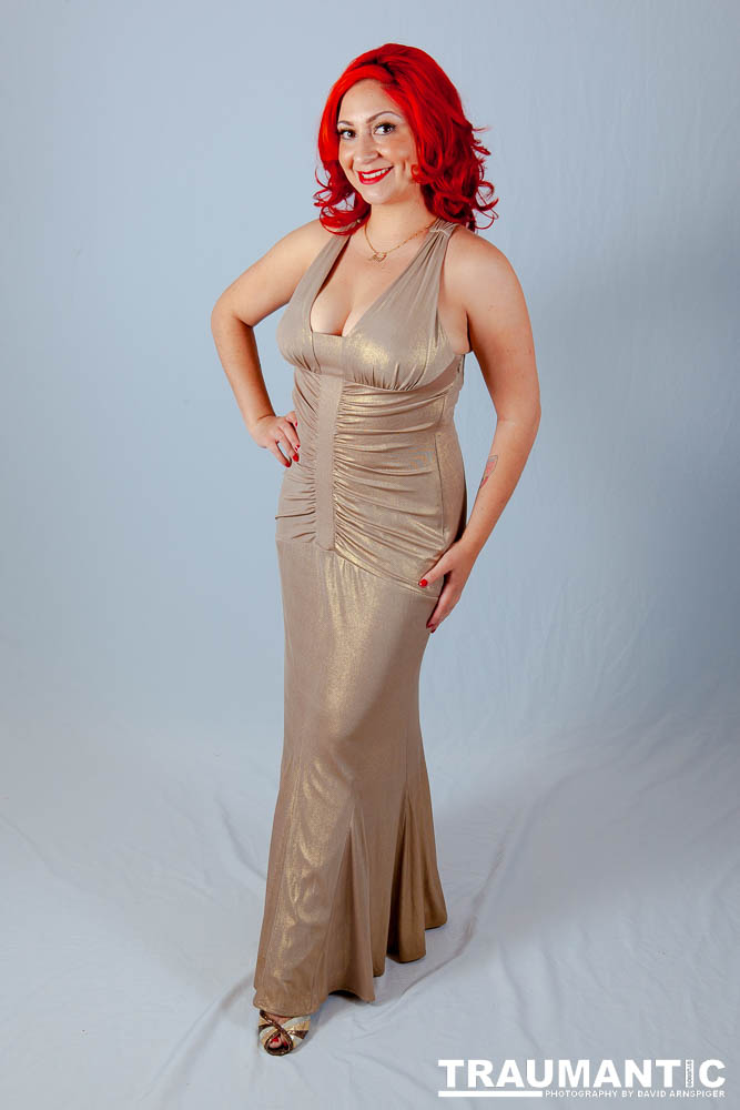 Photograph 7 beautiful women in gorgeous gowns and lingerie?  All right, if I have to.