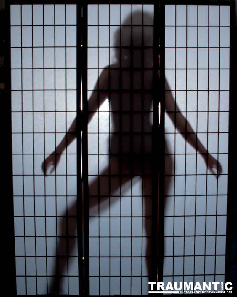 Light, shadow and a lovely woman.  An experiment.