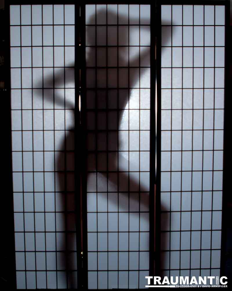 Light, shadow and a lovely woman.  An experiment.