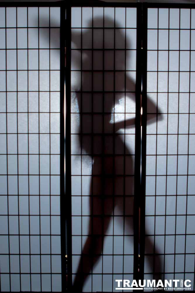 Light, shadow and a lovely woman.  An experiment.