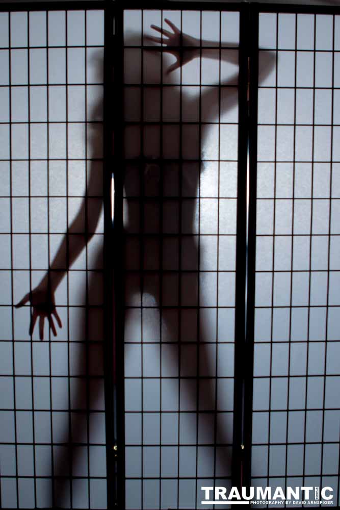 Light, shadow and a lovely woman.  An experiment.