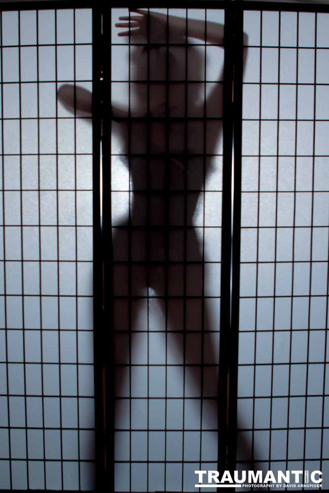 Light, shadow and a lovely woman.  An experiment.