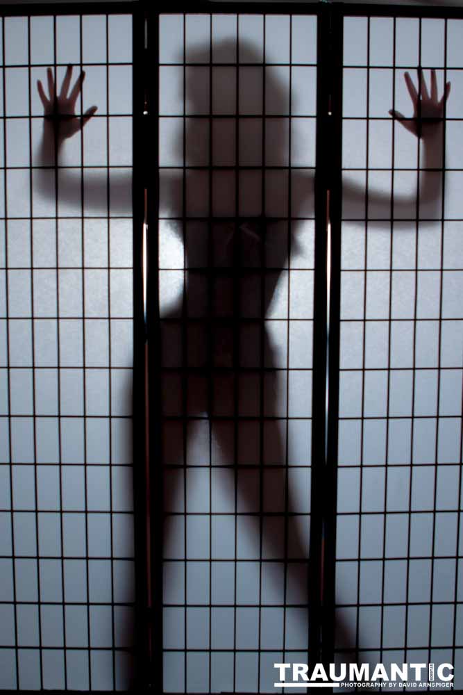 Light, shadow and a lovely woman.  An experiment.