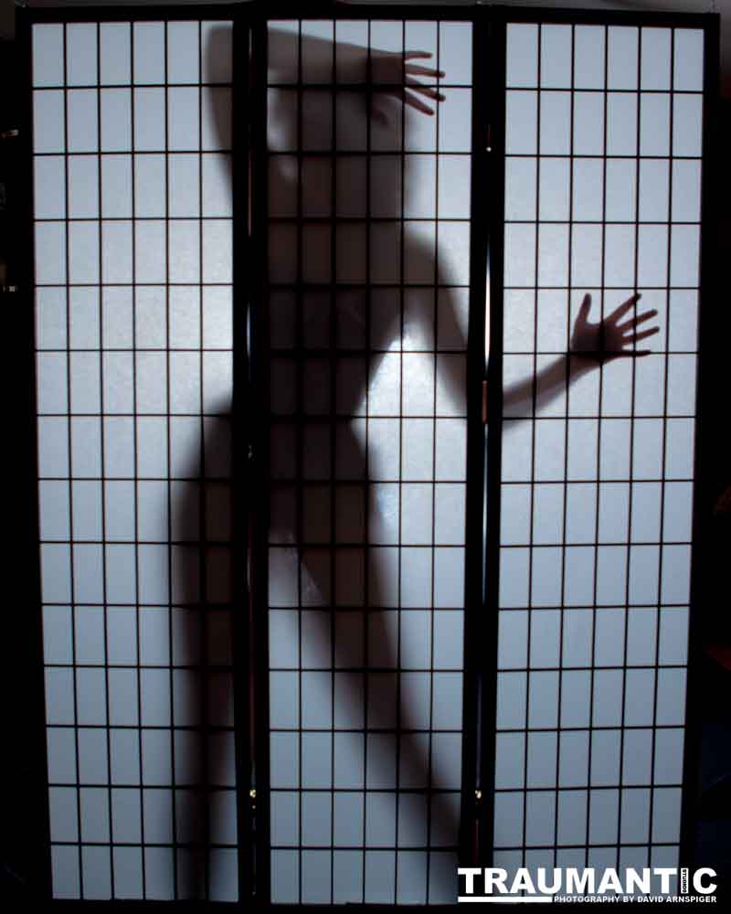 Light, shadow and a lovely woman.  An experiment.